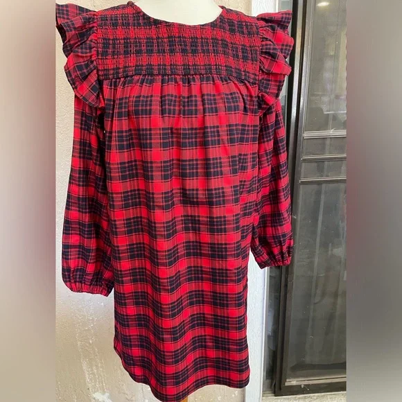 strapless open back dress Navy Plaid Baby & Toddler Girl Short Sleeve Dress  Carriage Boutique